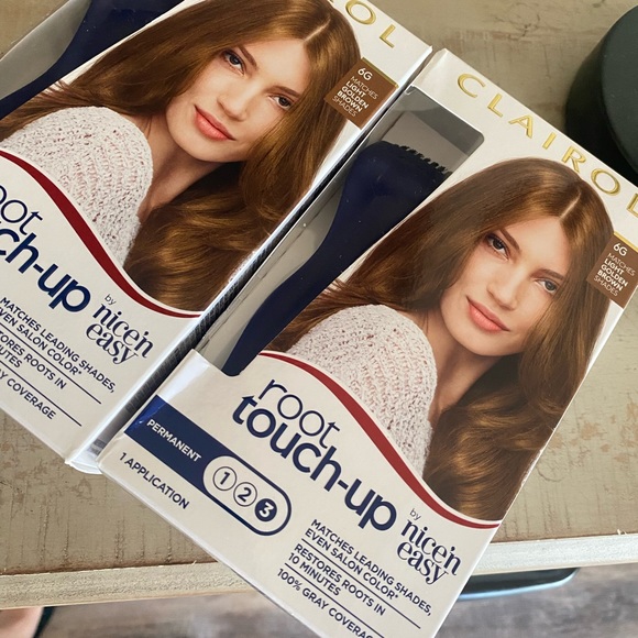 2-for-1! Clairol Root Touch-Up Permanent Hair Color Creme, 6G Light Golden Brown - Picture 2 of 7